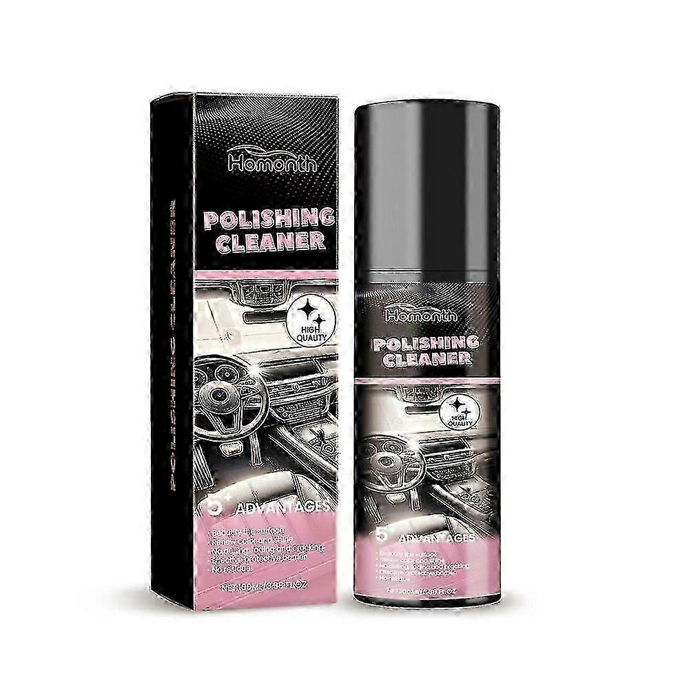 Detergente per interni auto - Detergente per interni auto da 100 ml, lucidante per interni di veicoli