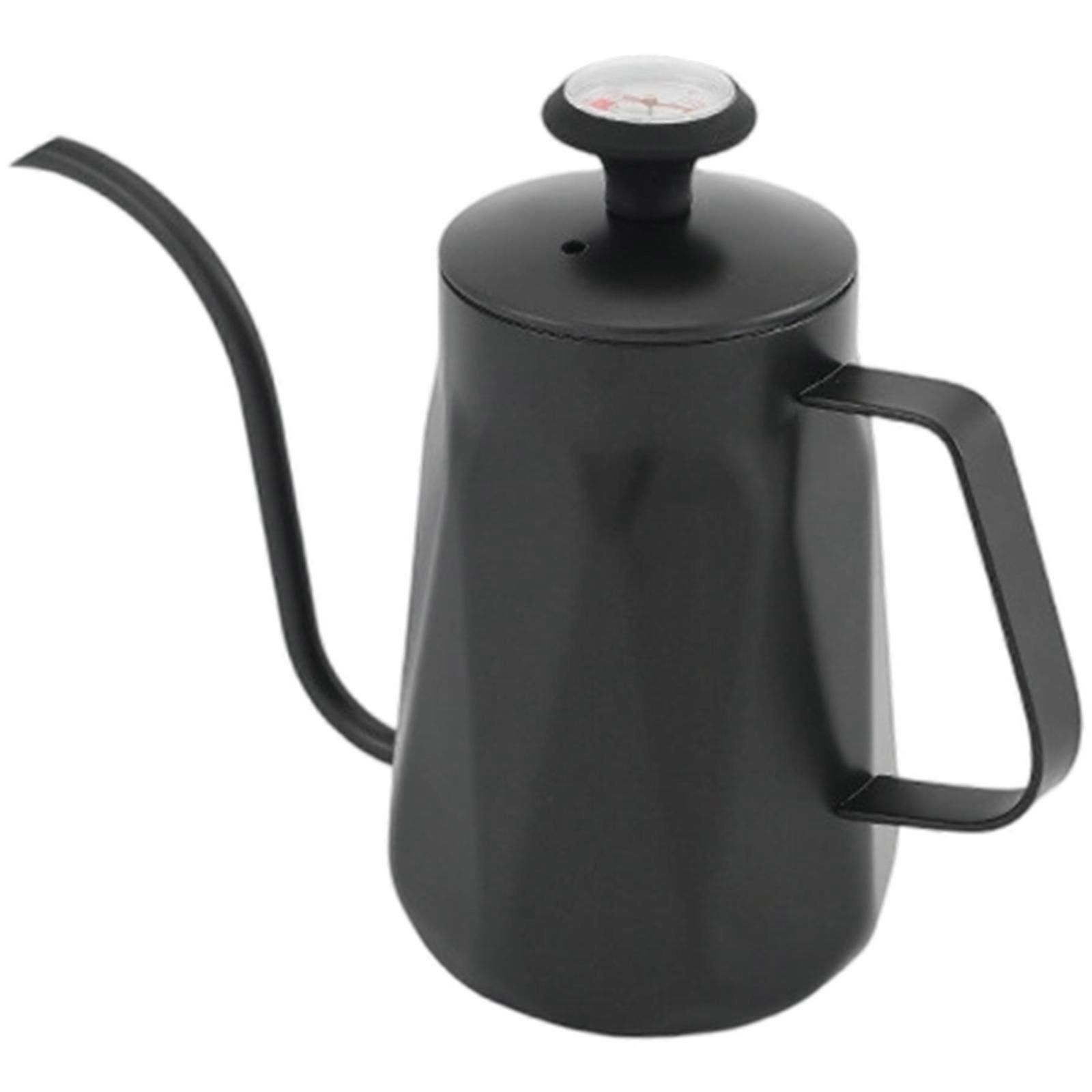 700ml Drop Coffee Kettles with Temperature Indicators and Flows Spouts Crafted for Home and Professional Baristas Multicolor