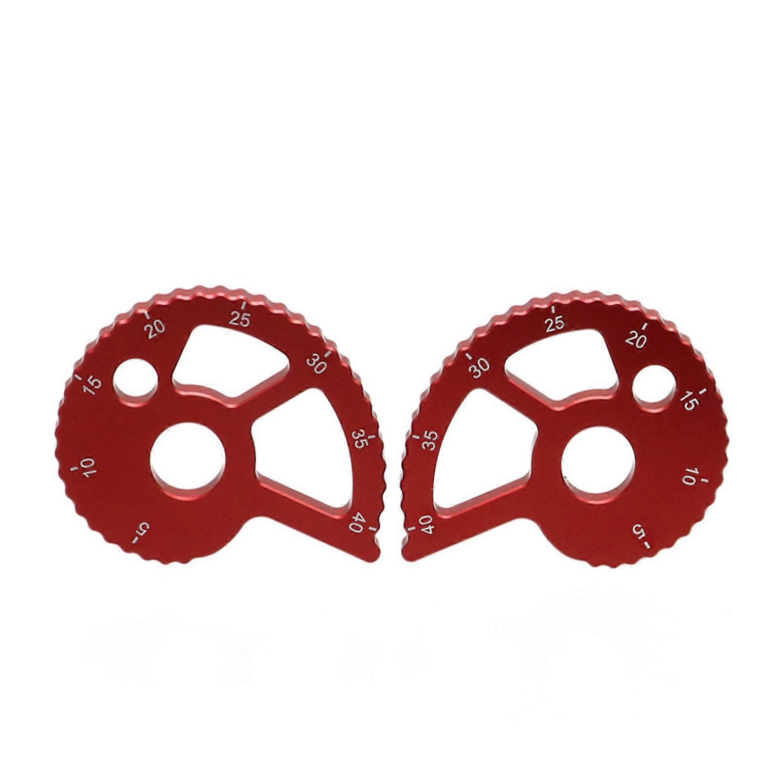 Heavy Duty Chain Tensioner with Self Locking Nut Designs Aluminum Chain Adjuster Simple Installation for CRF150F XR250L  Red