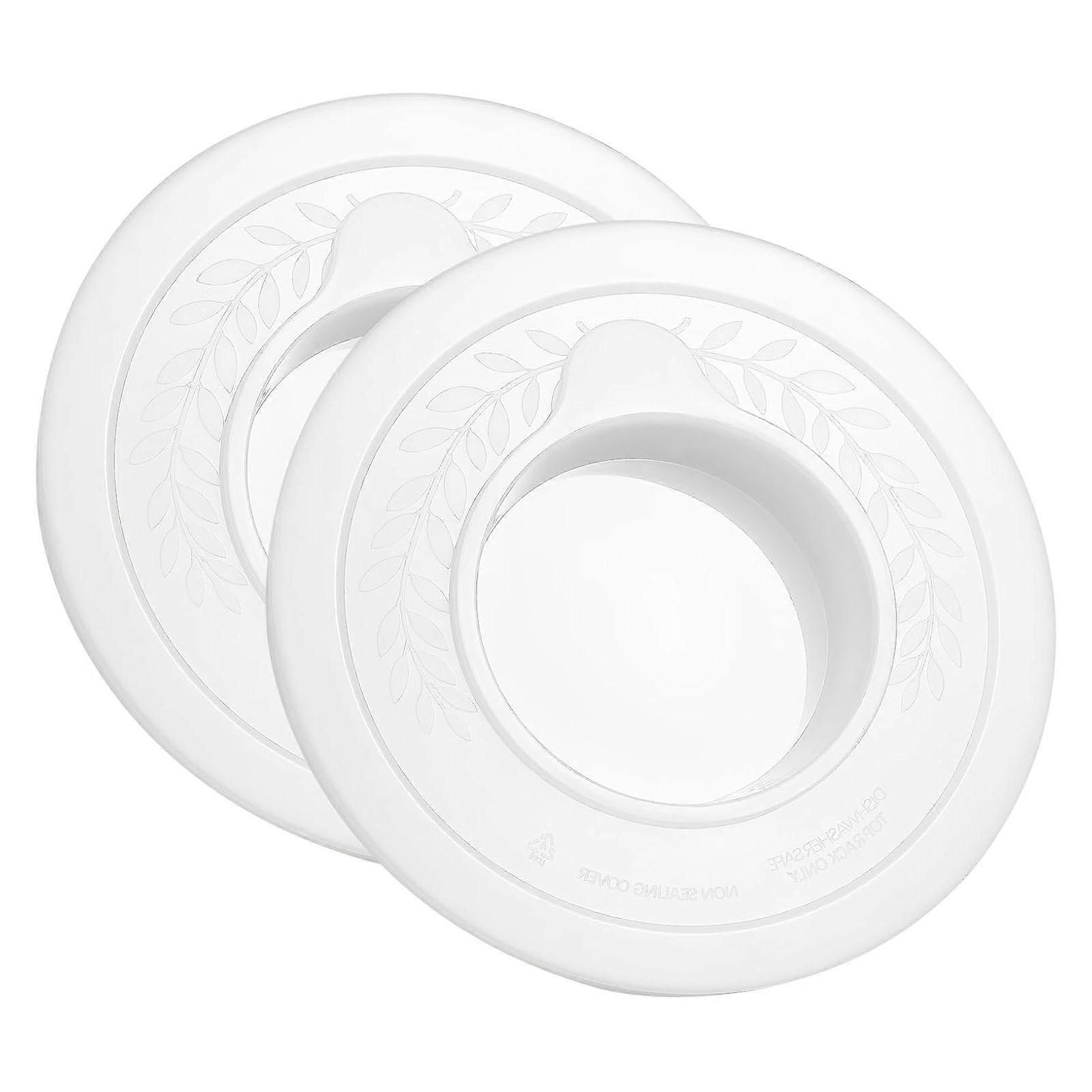 2Pieces Mixer Attachment Bowl Covers Leakproof Design Prevents Splatter During Whisking Beating or Dough Kneading Multicolor