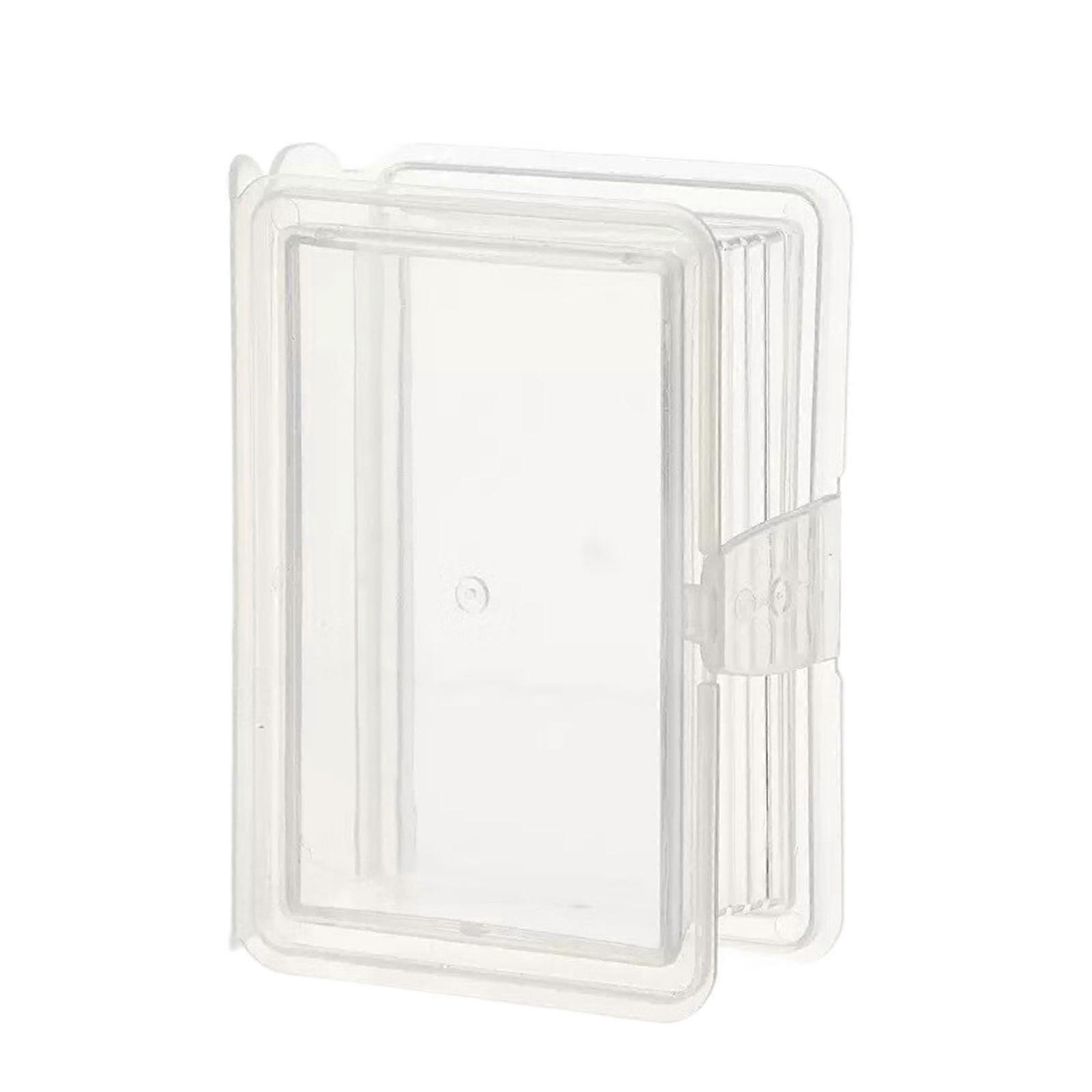 Travel Friendly Plastic Organiser Case For Small Items Multi Functional Jewelry Storage Solution For Home Use  Transparent color