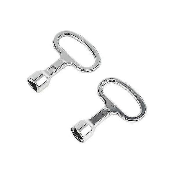 4 pcs metal triangle key, keys for gas meter tap vent key radiator 53.6mm