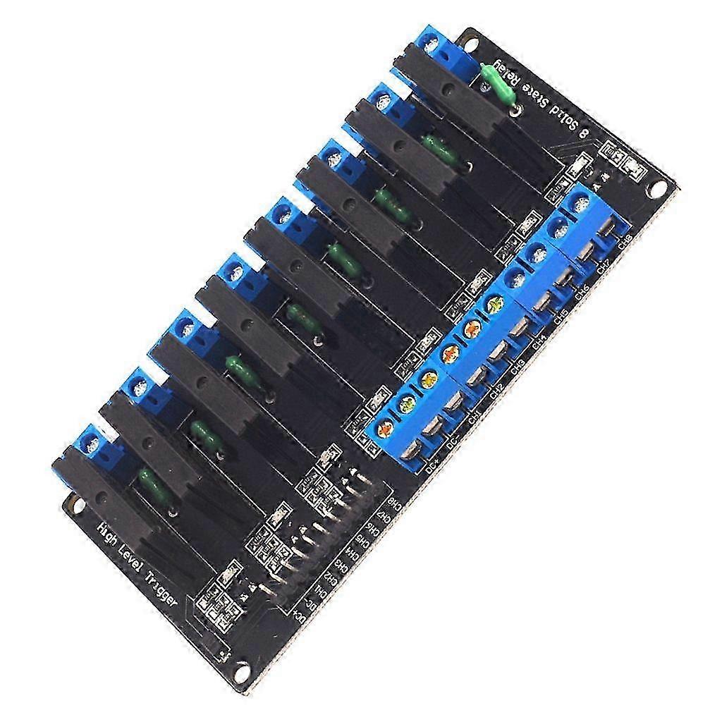 8 Channel High Sensitivity Solid Relays Module PLC Driver DC5V 12V 24V 26s
