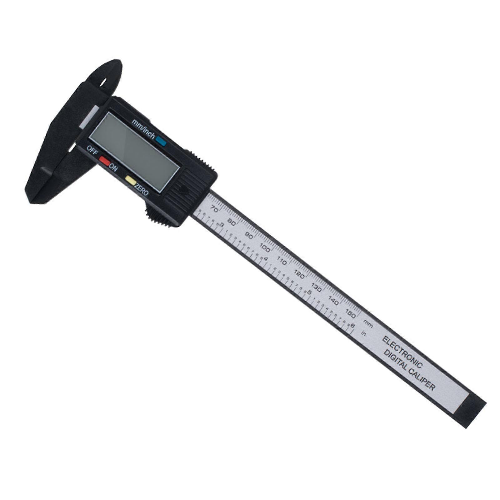 Digital Electronic Vernier Caliper 150mm Tattoo Eyebrow Ruler LCD Display Measuring Tool Multicolor