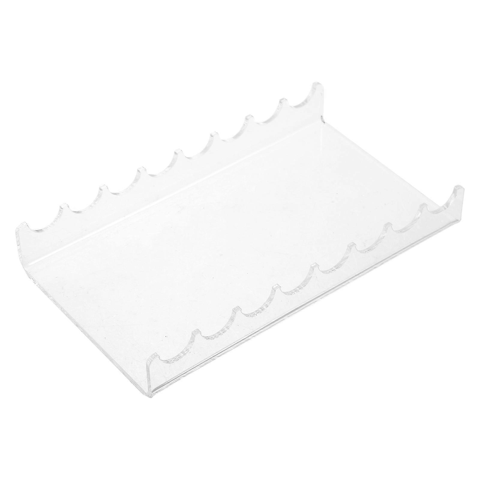 Acrylic Pen Display Stand for Organizing Pens with Adjustable Slots