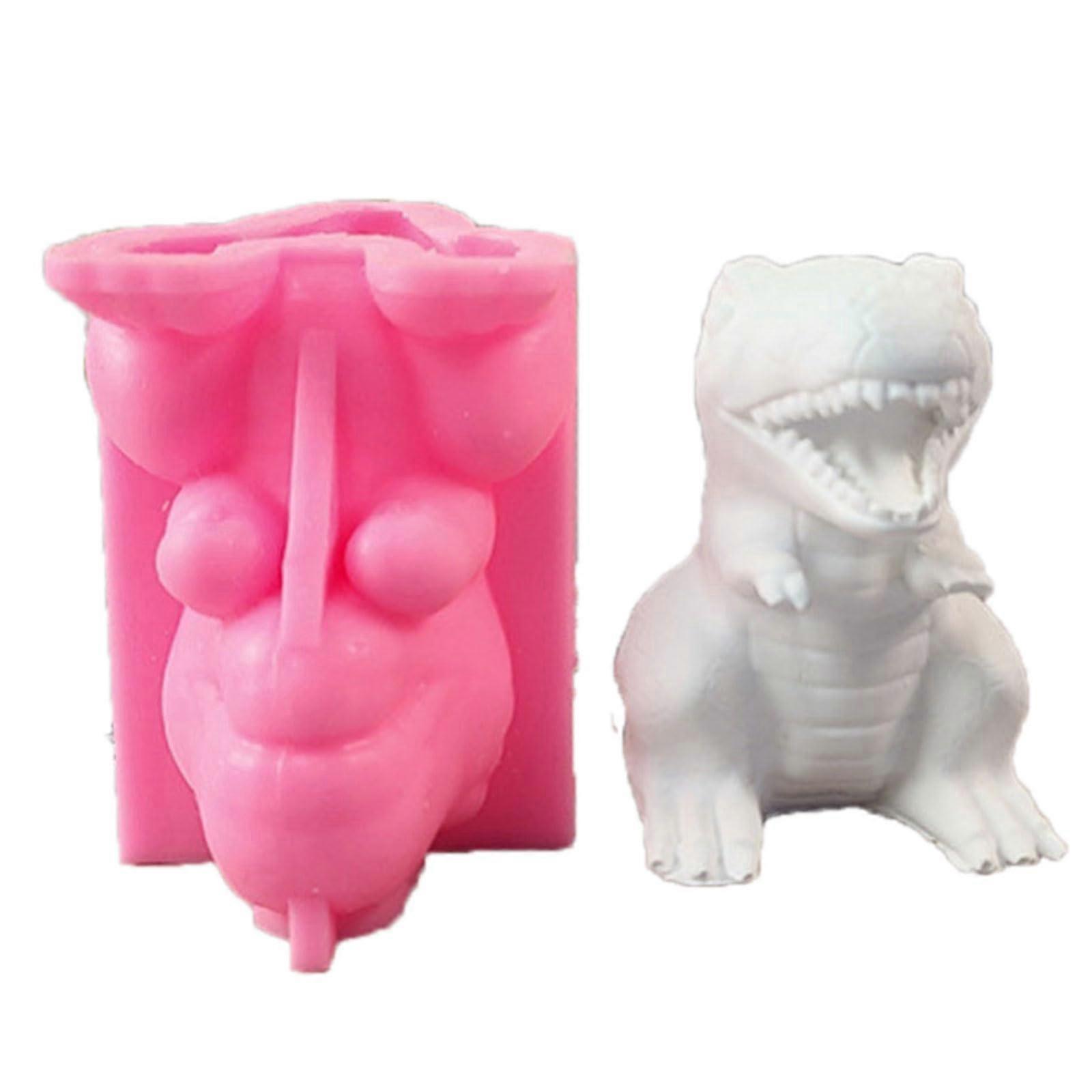 Dinosaur Silicone Molds for Resin and Soap Crafts, Durable Flexible Nonstick Baking Molds