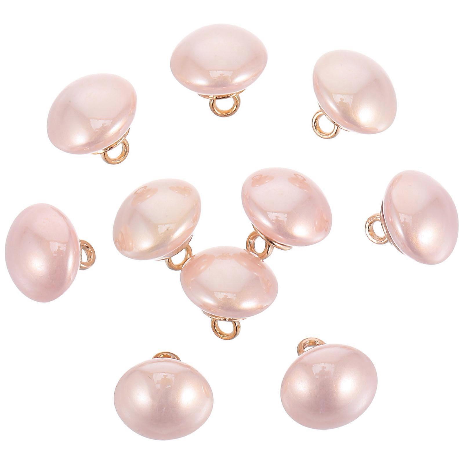 Pink Pearl Buttons 10Pcs for Sewing Decorative Use on and Coats