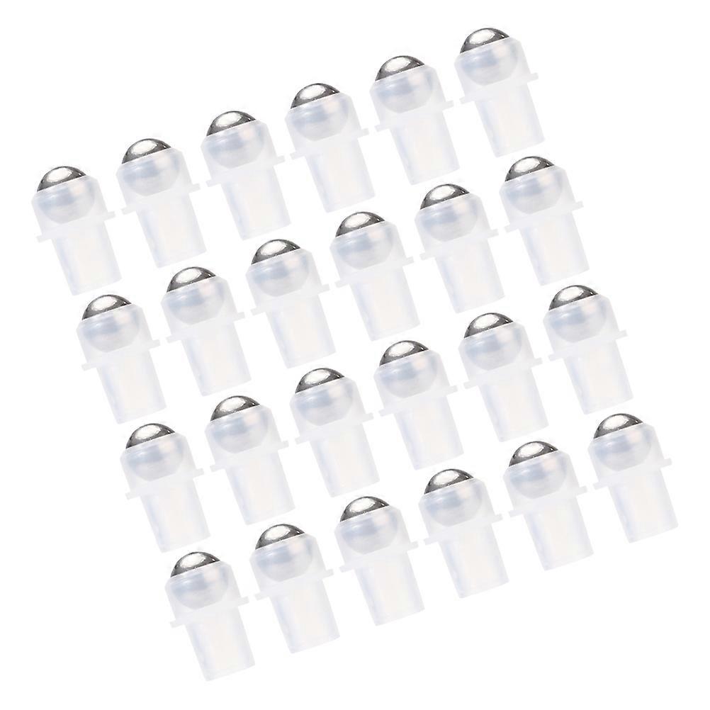 Transparent Roll on Bottles for Essential Oils with Metal Ball 30Pcs Replacement