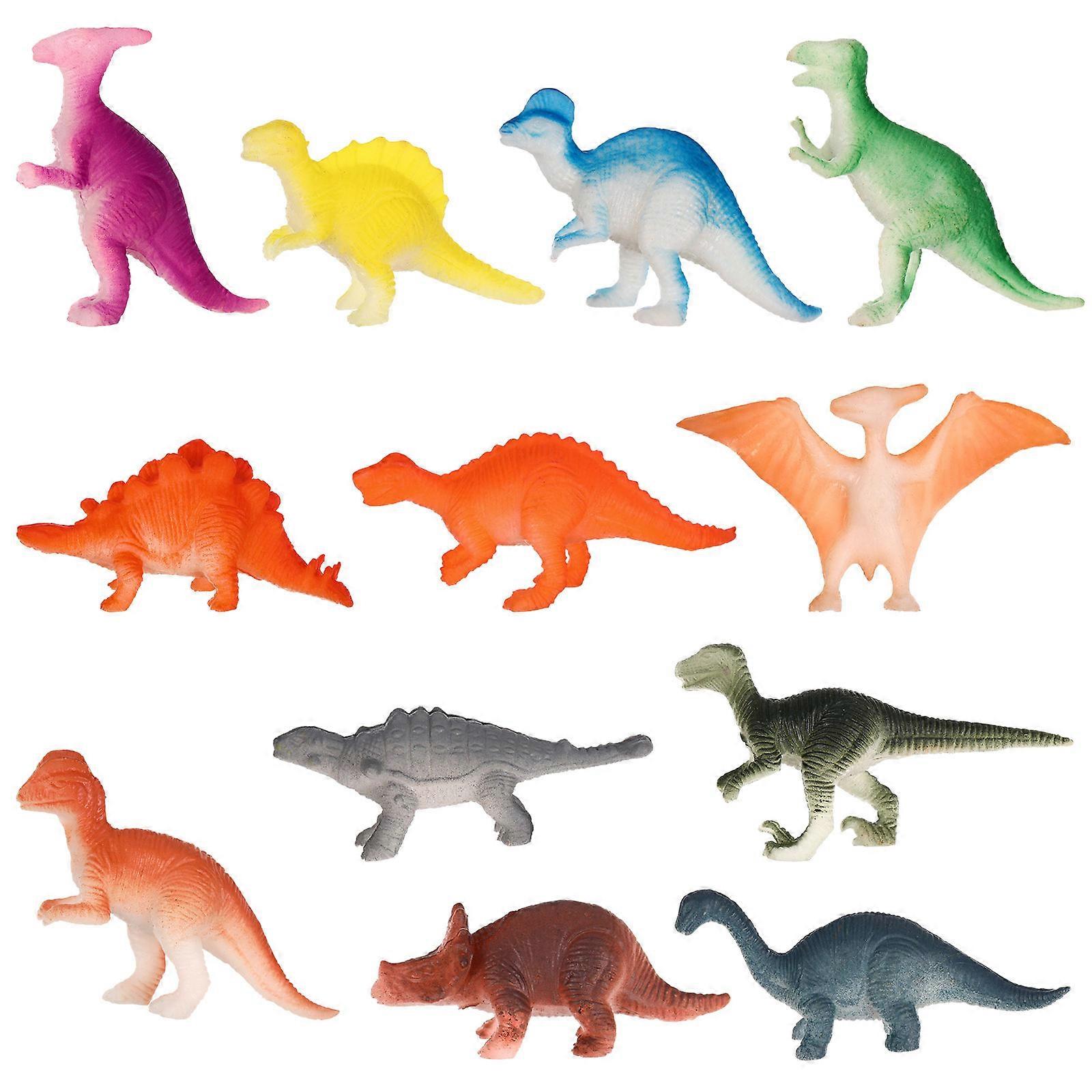 TOYMYTOY 12 Pcs Mini Dinosaur Toy Set Realistic Toy Dinosaur Figures for Kids and Toddler Education