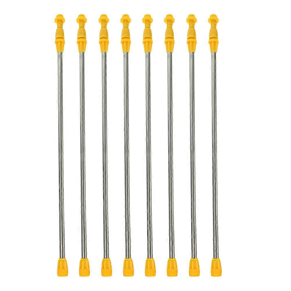 Yellow Long Sprayer Pole for Garden Use 8Pcs Replacement Spray Wand
