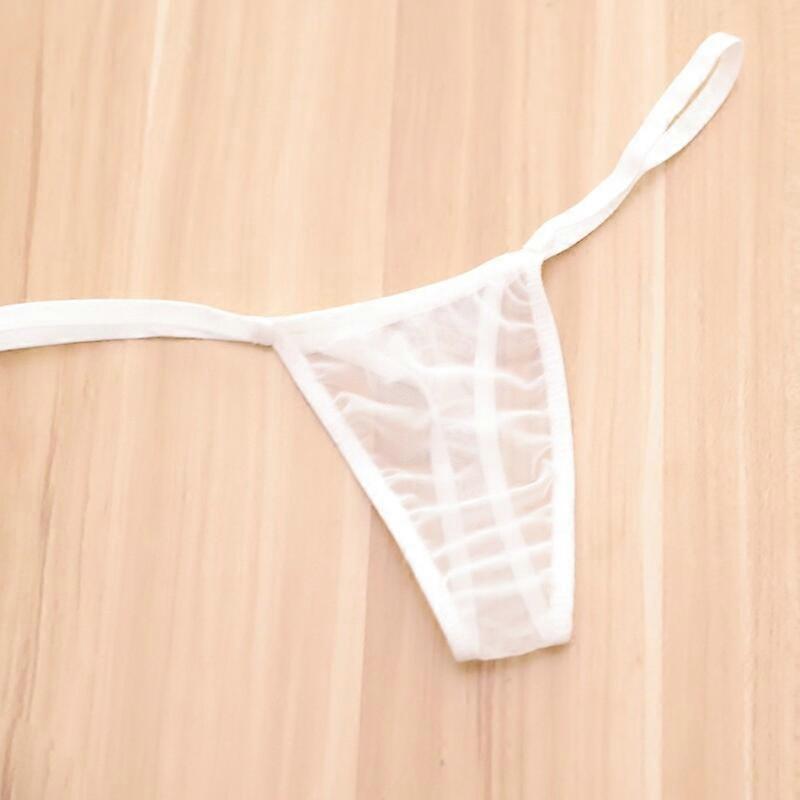 Ladies Thongs G String T back Mesh Sheer See Through Low Waist Briefs Underwears