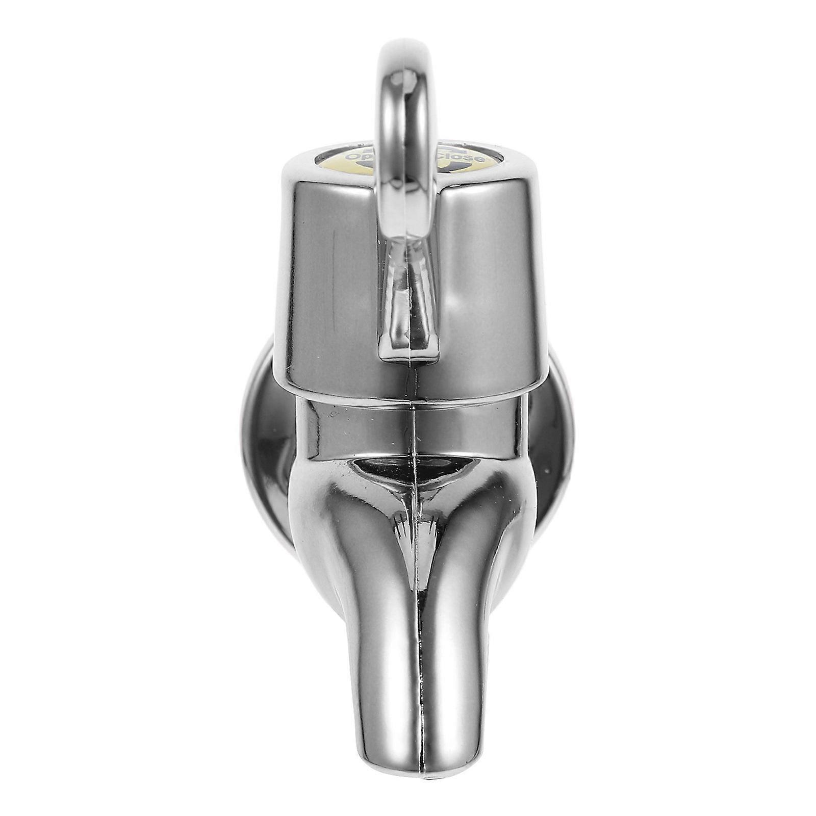 Silver ABS Beverage Dispenser Spigot for Replacement Spout Use