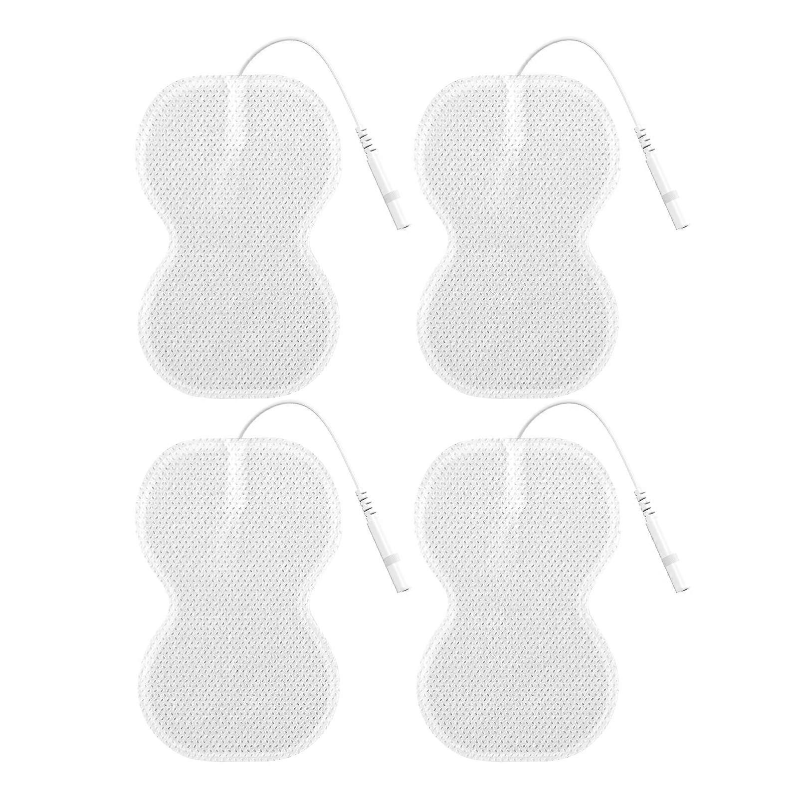 Replacement Foot Massager Pads 1.9 x 3.3 in, Universal Compatible Electrode Pads, Latex