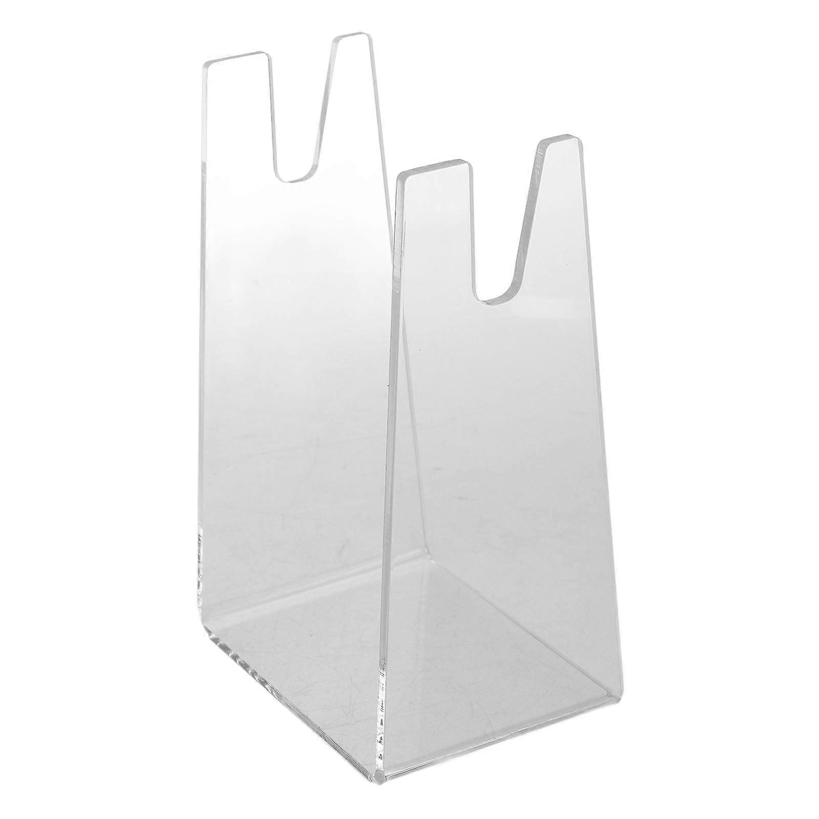Transparent Acrylic Table Tennis Racket Display Stand for Clear Showcasing and Easy Use