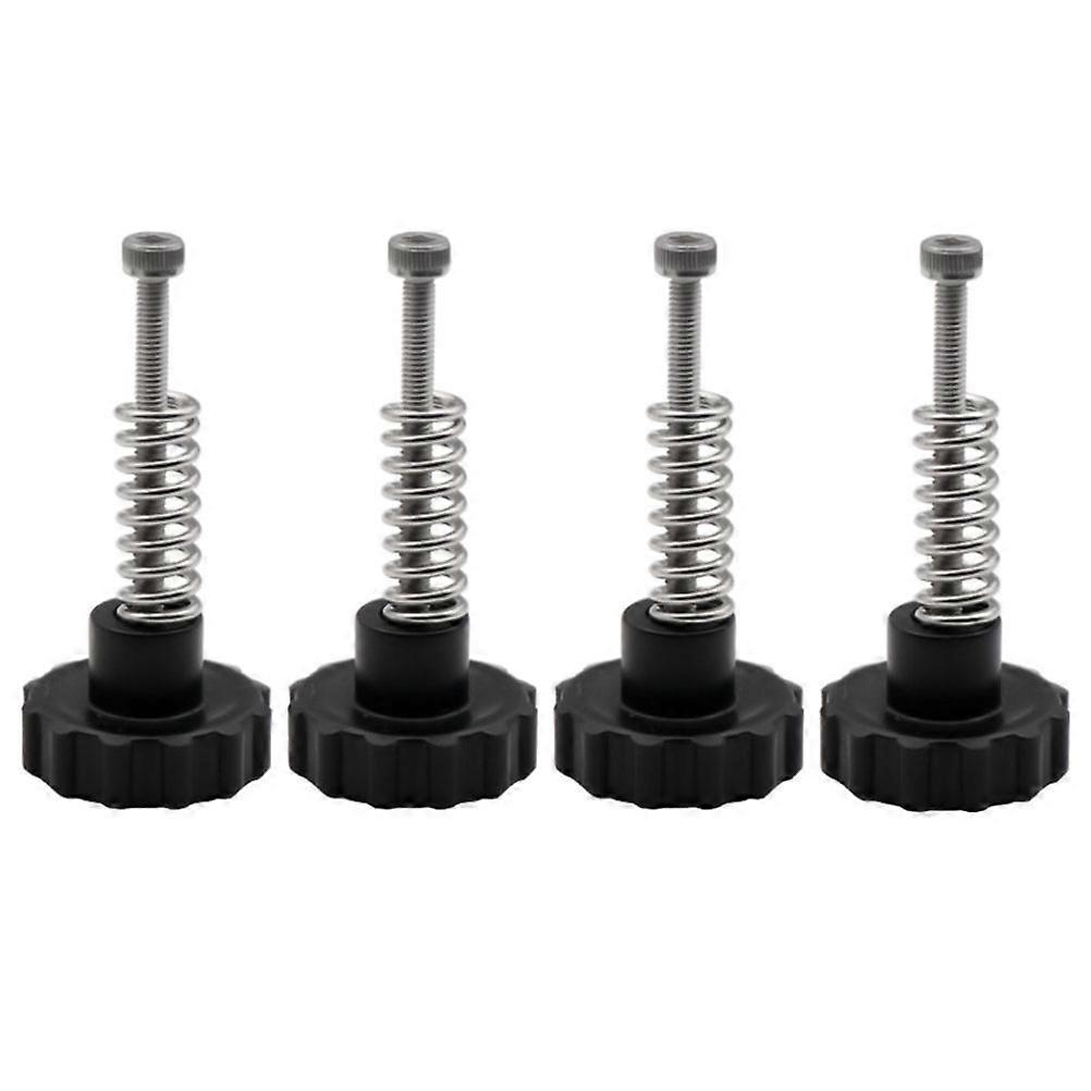 3D Printer Leveling Spring Kit for Heated Bed with 2Sets Black Parts