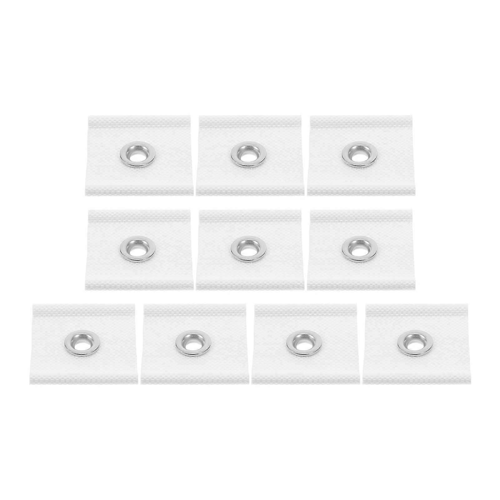 Rv Parts Awning Rail Hardwares for Outdoor Use 10Pcs White Hooks