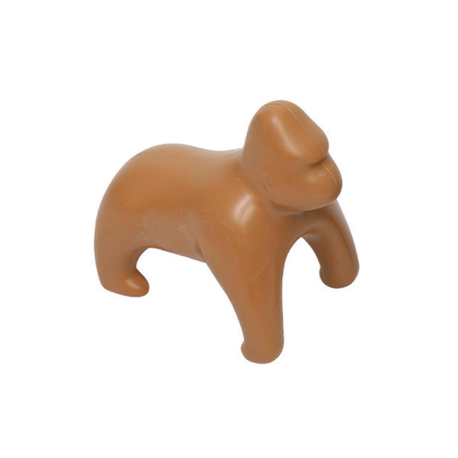 Gorillas Shape Ergonomic Handle Can Opener Multi Function Wine Bottle Opener Magnetic Kitchen Gadget  Dark Brown