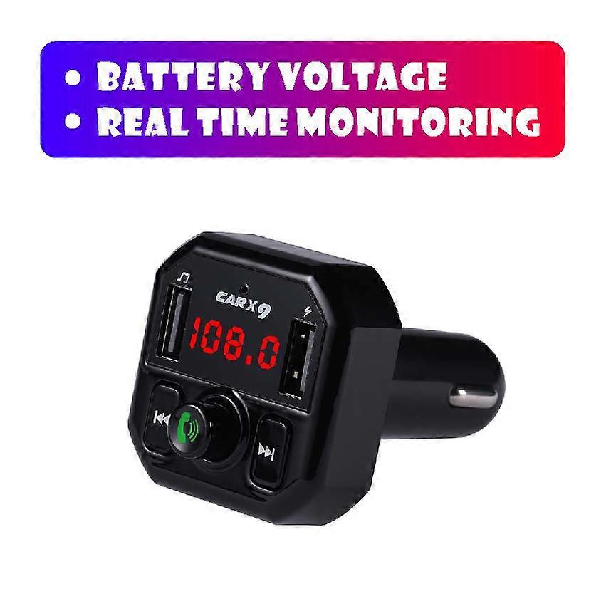 Wireless Car Bluetooth MP3 Player Handsfree for 24V Vehicle Fast Charger FM Transmitter Portable Modulator Dual USB Interface