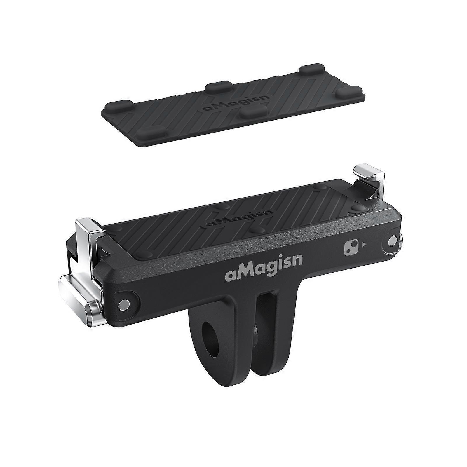 AMAGISN Compatible For Insta360 Go Ultra Action Camera Magnetic Quick Release Mount Shockproof Bracket