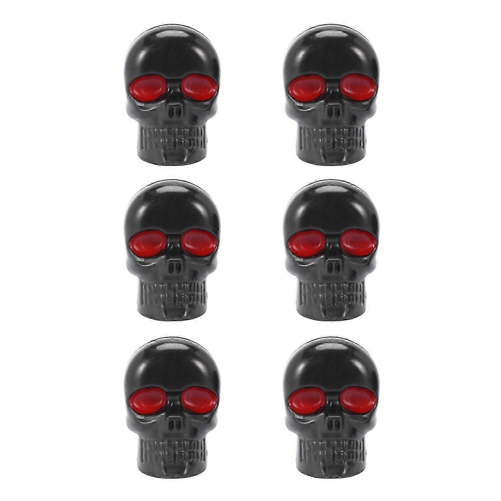 3 Pair Motorcycle Skull Number Plate Frame Screws Fitting Screw Black