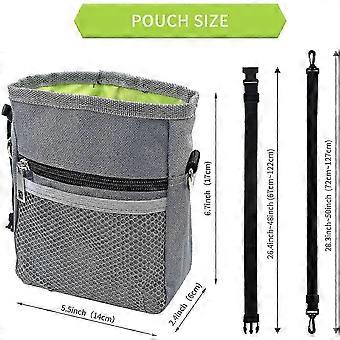 Dog Treat Bag, Dog Training Bag With Waist Shoulder Strap, 3 Carrying Ways, Easily Carry Pet Toys, Snacks, Treats, Personal Items
