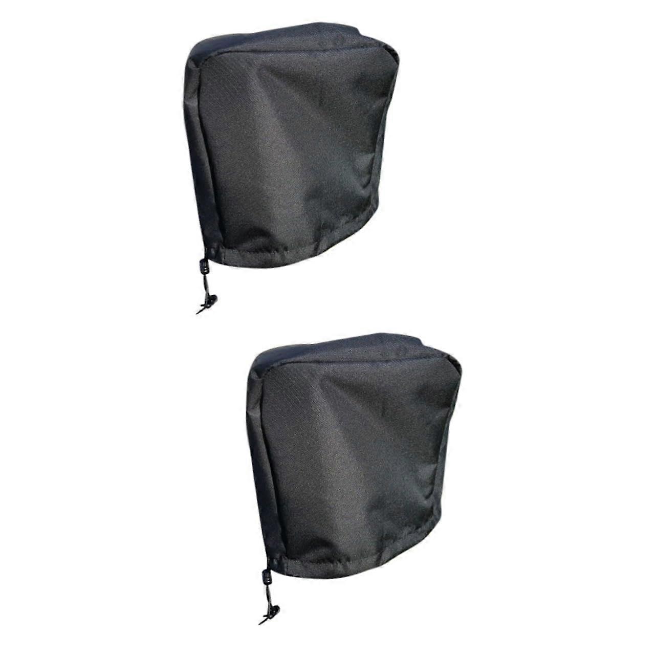 2pcs Trailer Hitch Cover Set with Durable Fabric Protection and Secure Drawstring Lock for RV