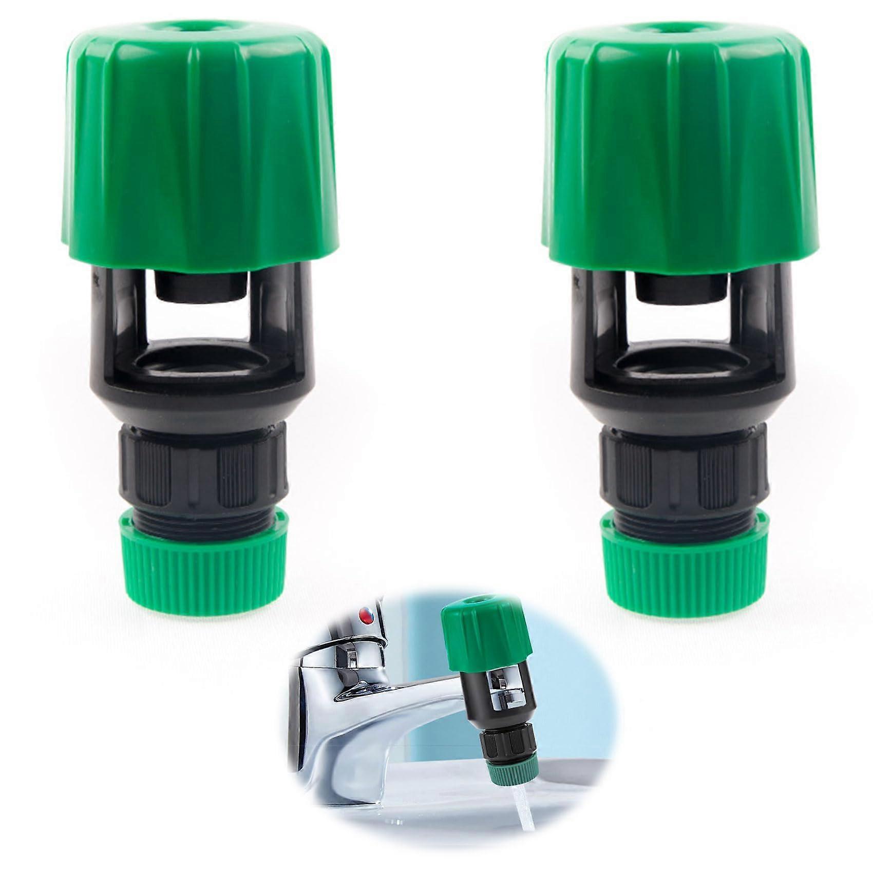 2Pcs Universal Tap Hose Connector for Kitchen Garden Bathroom, Quick Tool Installation
