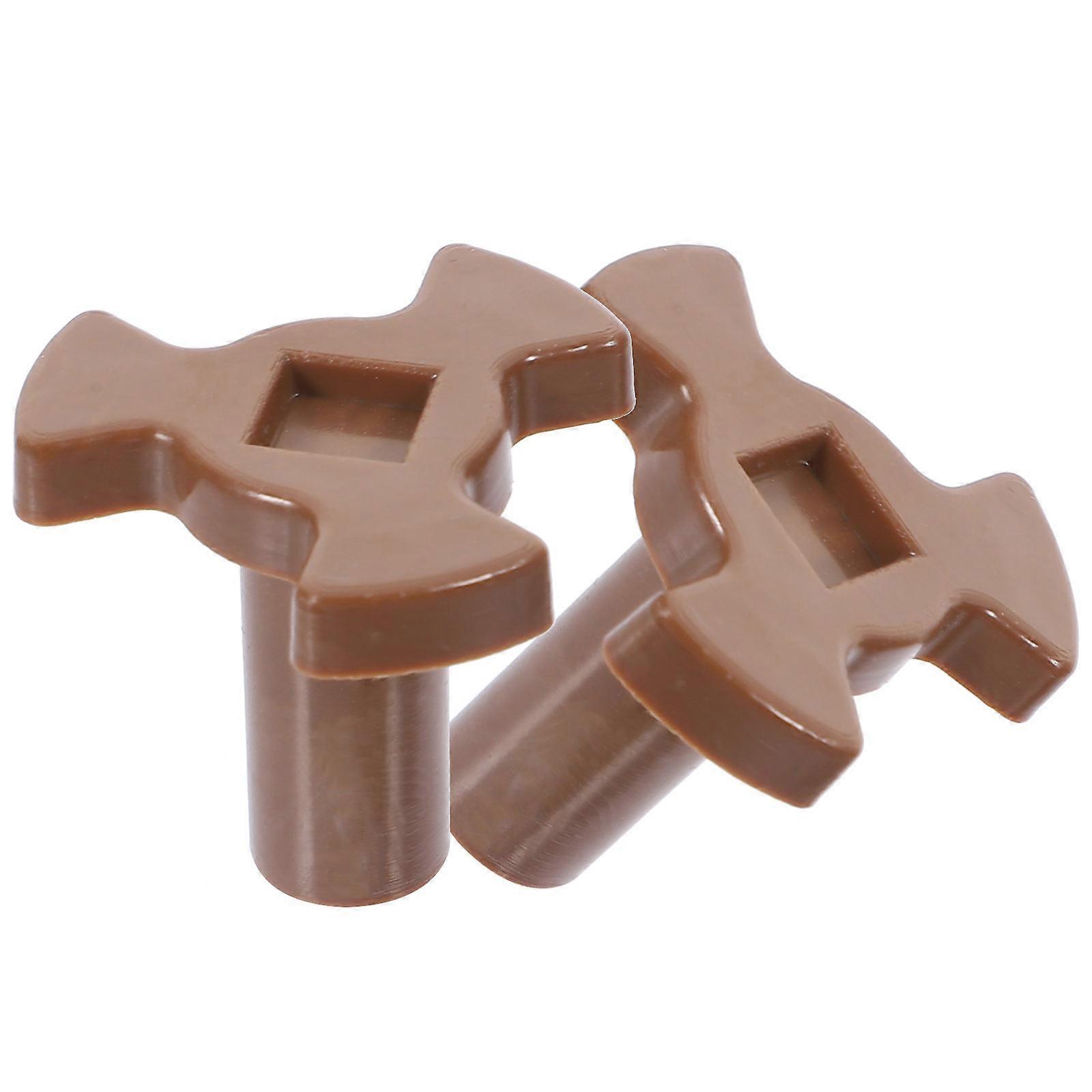 Microwave Turntable Coupler Plastic Shaft Holder for 2Pcs Microwave Oven