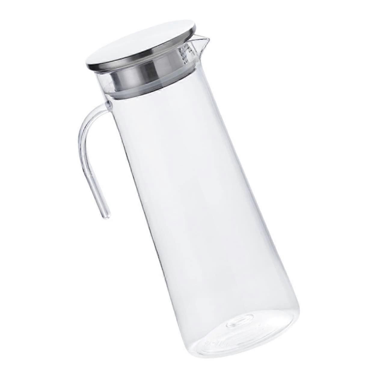 Large Capacity Acrylic Water Pitcher for Cold Drinks, Clear Juice and Iced Tea Serving