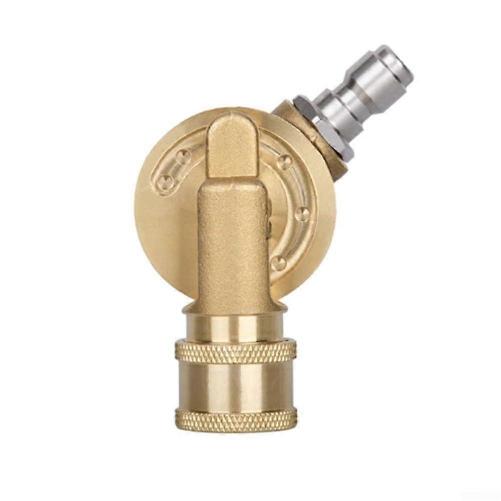 Pressure Washer Pivot Coupler 7 Angles 4500PSI Quick Connect for Gutter and Undercarriage Cleaning