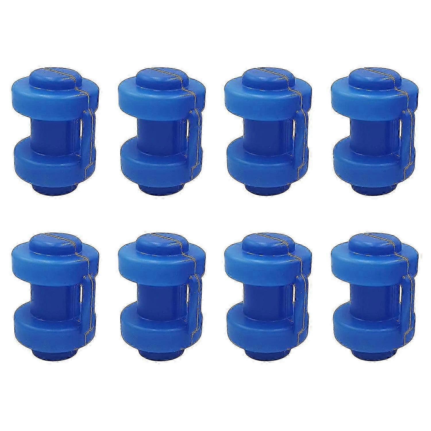 8pcs Trampoline Enclosure Pole Cap Plastic Trampoline Leg Caps 25mm