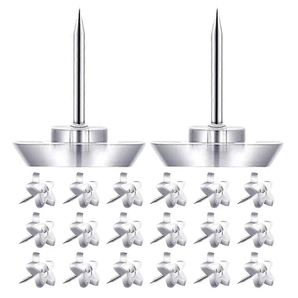 Transparent Five-Point Star Push Pins for Holding Use 50Pcs Clear Plastic