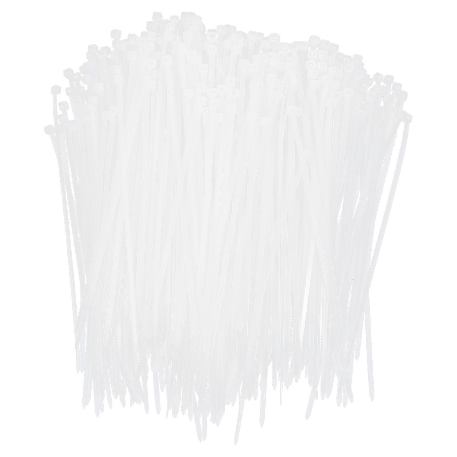 Cable Tie White Nylon Tie for Computer Use 1000Pcs