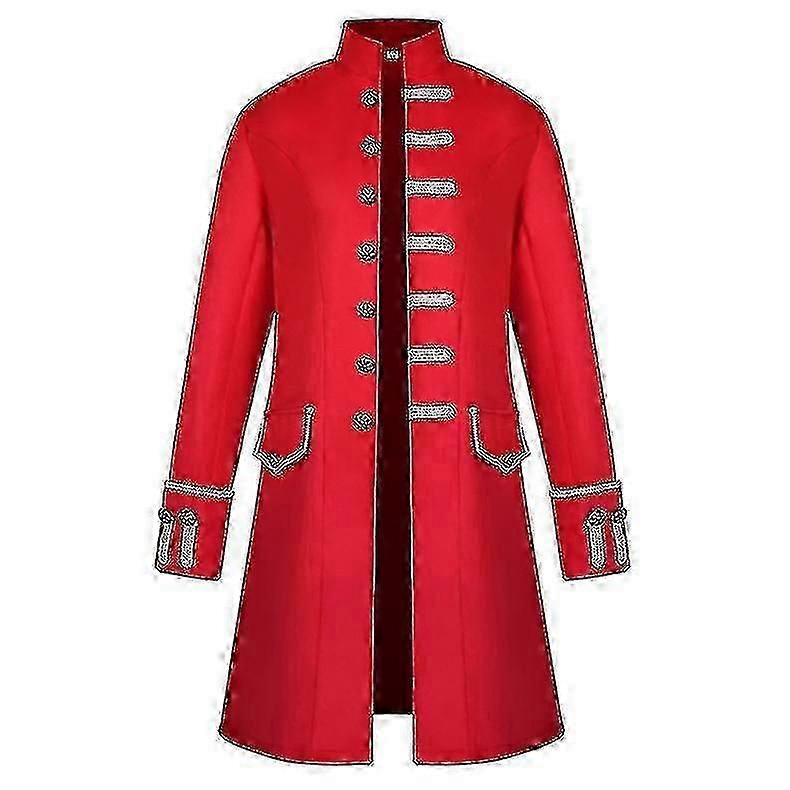 Victorian Steampunk Tailcoat Jacket for Men - Gothic Halloween Costume