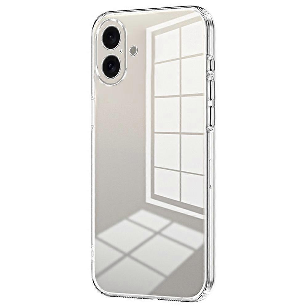 For iPhone 16 Case Electroplating Frame Soft TPU Phone Cover