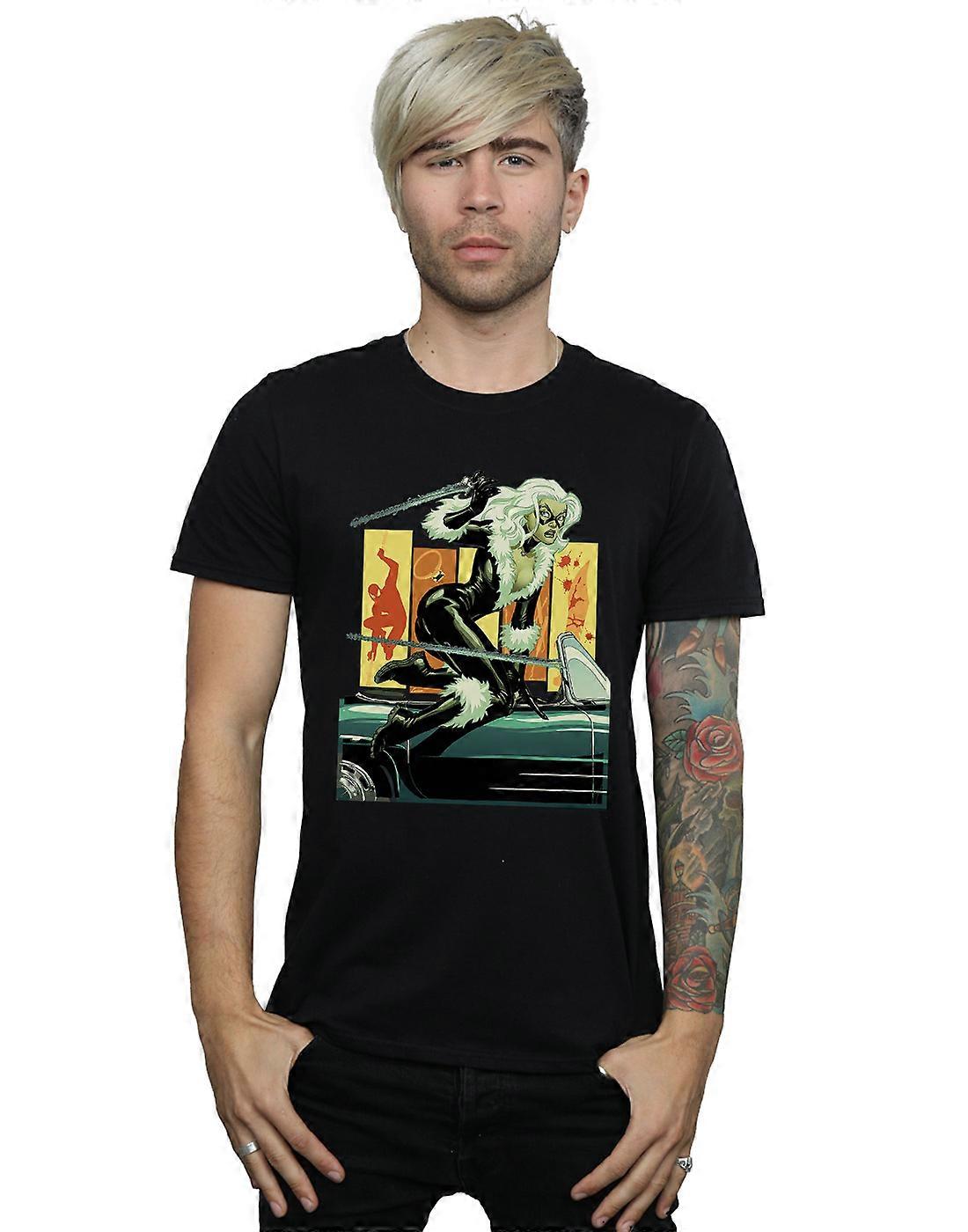 마블 남성용 블랙캣 카 티셔츠