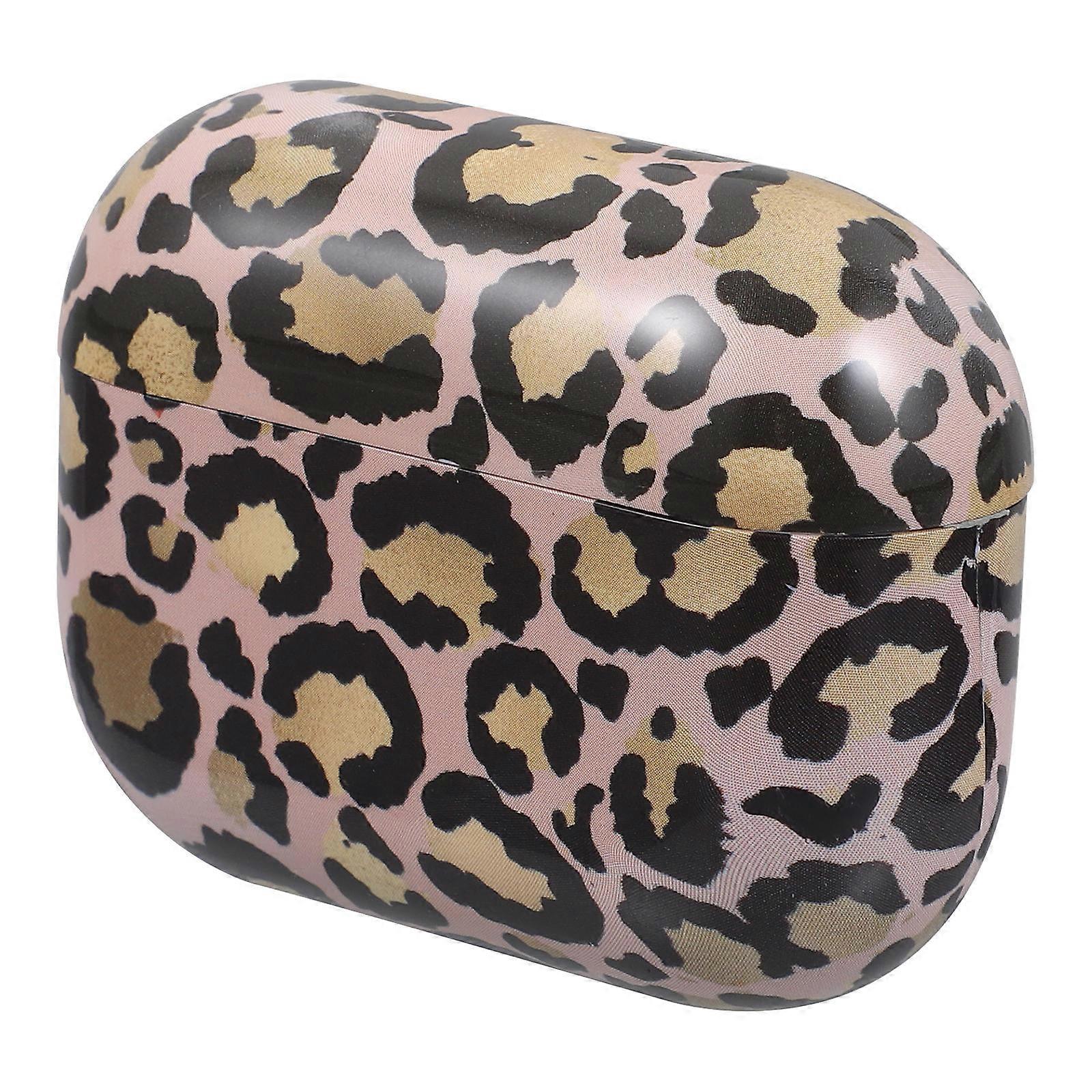 Earbud Case Cover Leopard Pattern for Earbuds Protective Case 4Pcs Set
