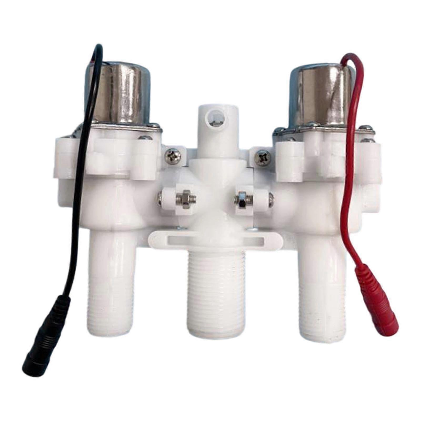 Tankless Toilet Solenoid Valve 91mm Replacement Automatic Flush Valve Durable PP for Pulsed System