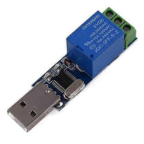USB Relay Module with Multiple Channels, MCU Controlled SelfLocking Switch for PC Control