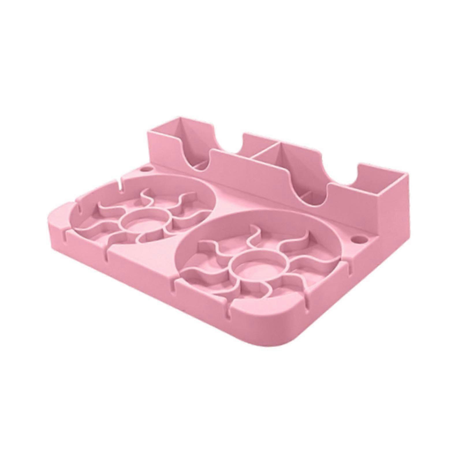 Bottle Drying Rack with Fast Drying Silicone, Space Saving Pink Water Bottle Dryer for Kitchen and Office