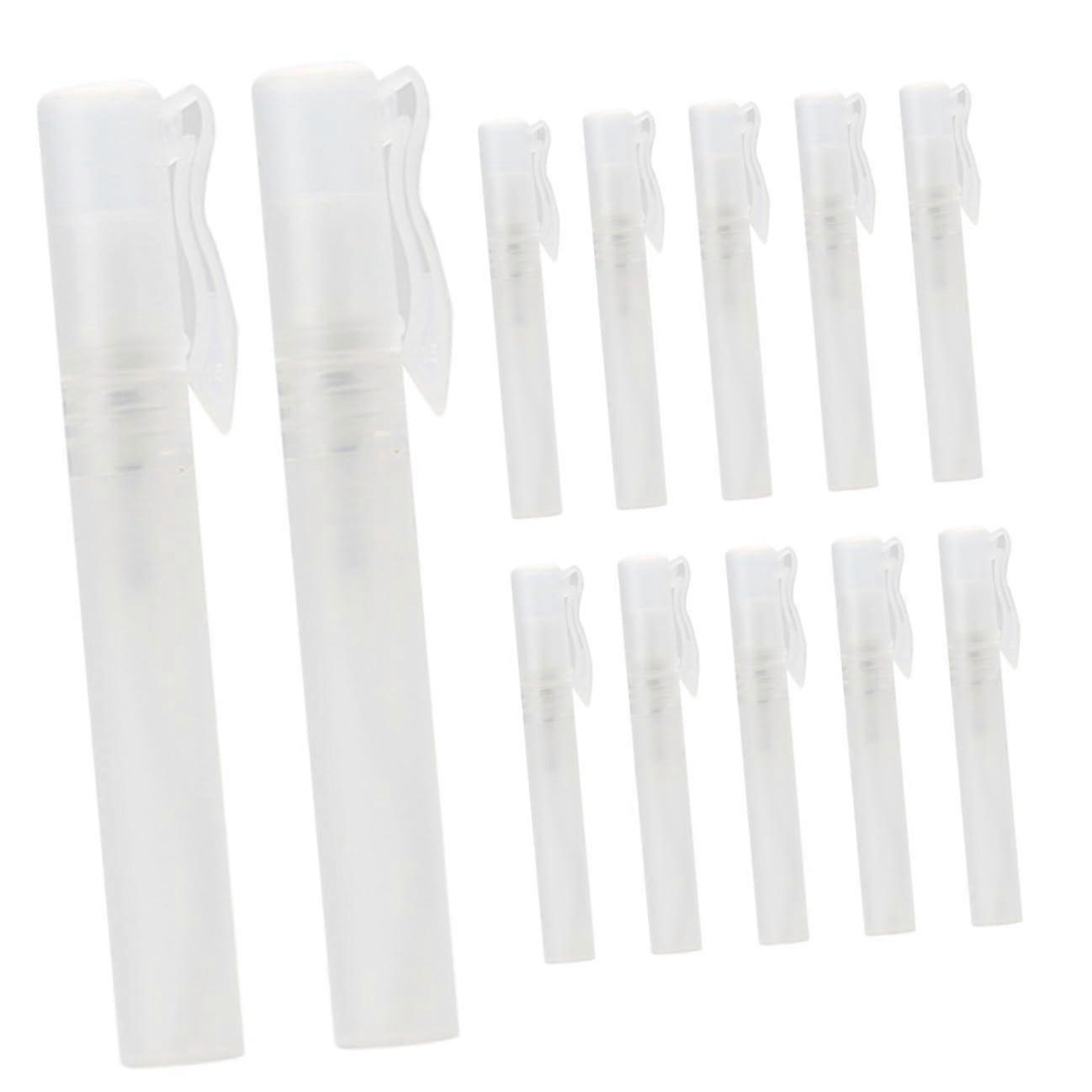 12Pcs Travel Perfume Spray Bottles Mini Refillable Atomizer Set LeakProof Fragrance Containers