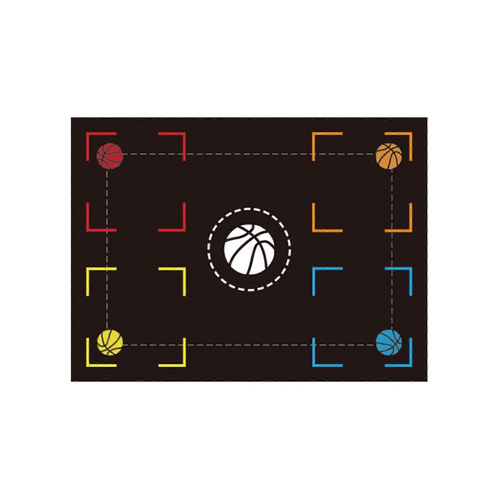 Basketball Training Mat with AntiSlip Surface for Indoor Practice and Noise Reduction