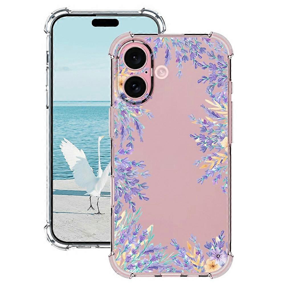 For iPhone 17 Case Pattern Printing Corner Protection Soft TPU Phone Cover