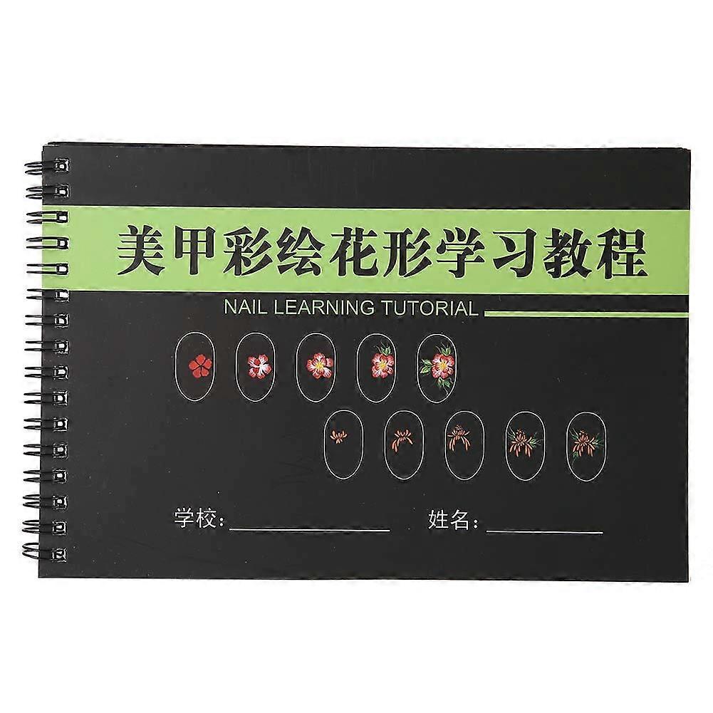 Nail Practice Book with Multiple Nail Shapes, BeginnerFriendly Nail Art Design Training Paper
