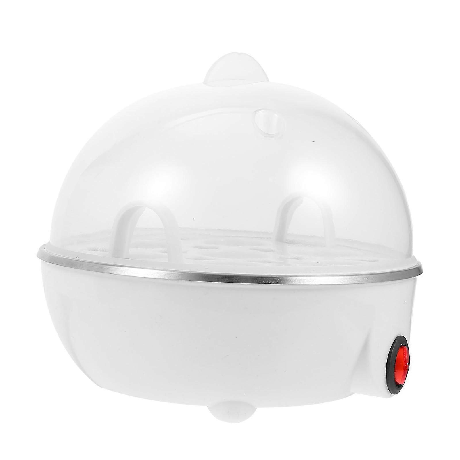 Electric Egg Cooker with Auto Shut Off, Compact SingleLayer Egg Boiler for Home and Office