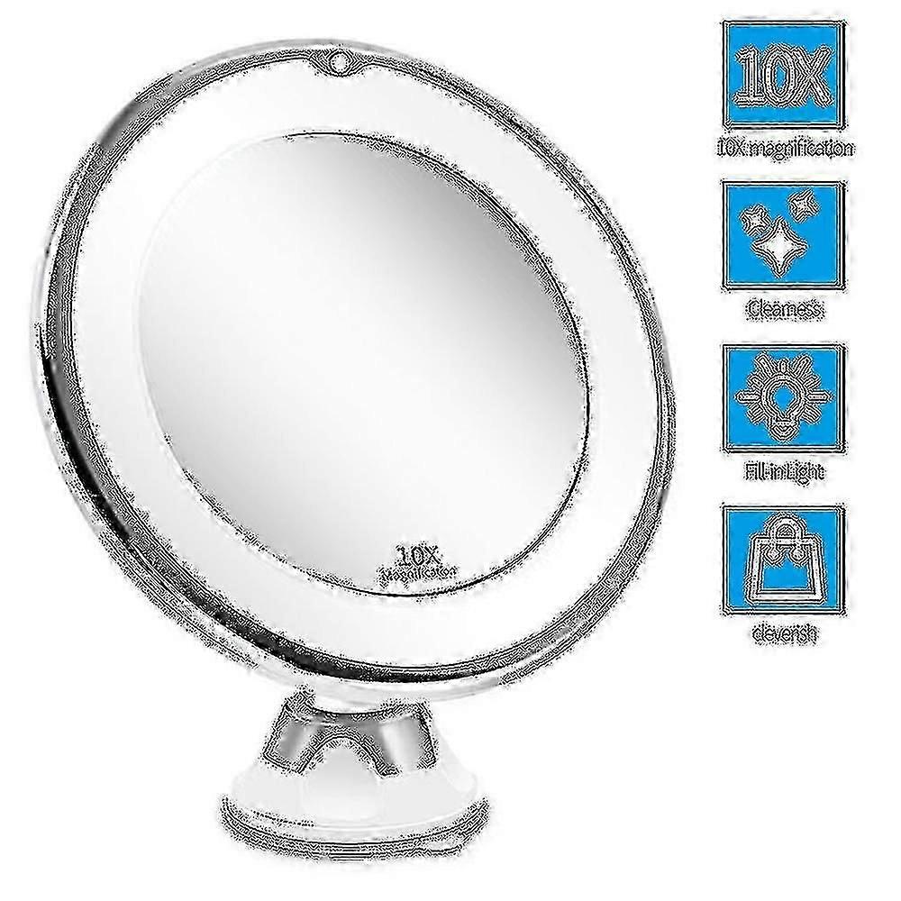 10x Magnifying Makeup Mirror With Lights