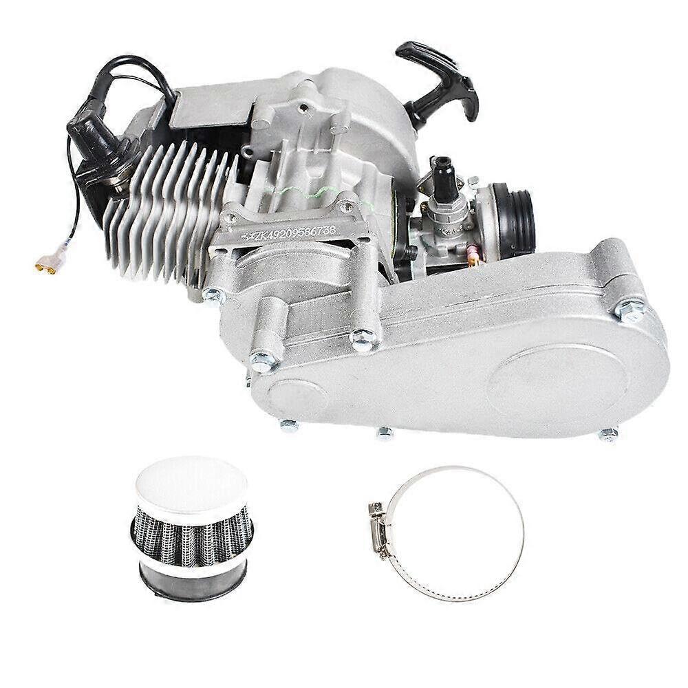 49cc 2 Stroke Complete Engine Motor with Gearbox for ATV Bike Scooter Replacement