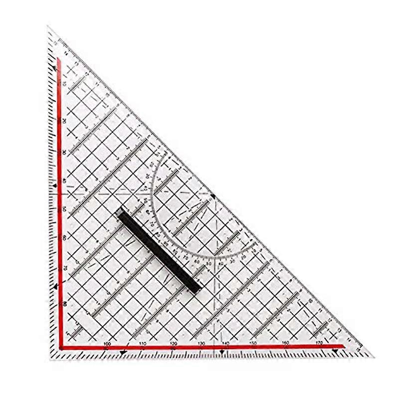 30CM Drawing Triangle Ruler Multi-Function Drawing Design Ruler