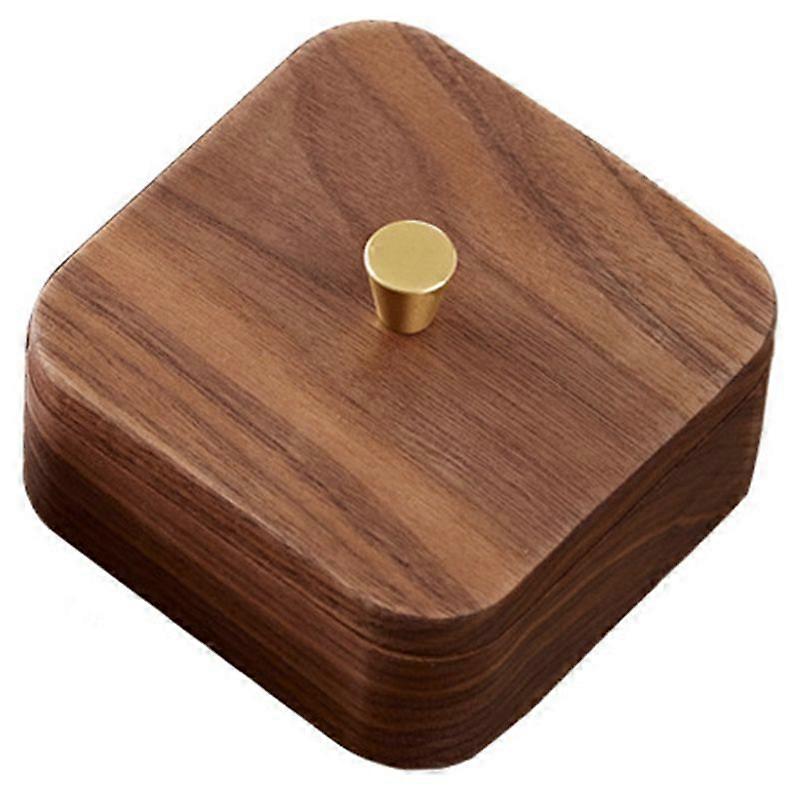 Nordic Simple Black Walnut Dental Floss Box Home Box