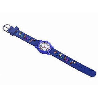 Reloj de pulsera impermeable para niños con diseño de dibujos animados, 1 unidad